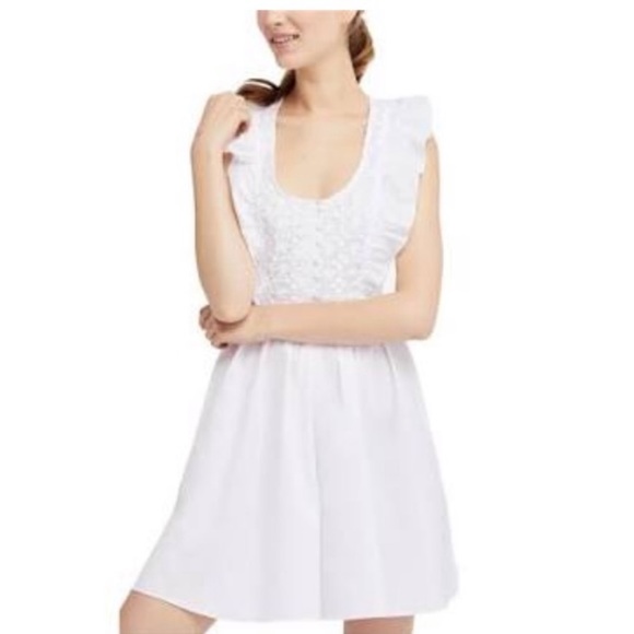 free people white cotton dress